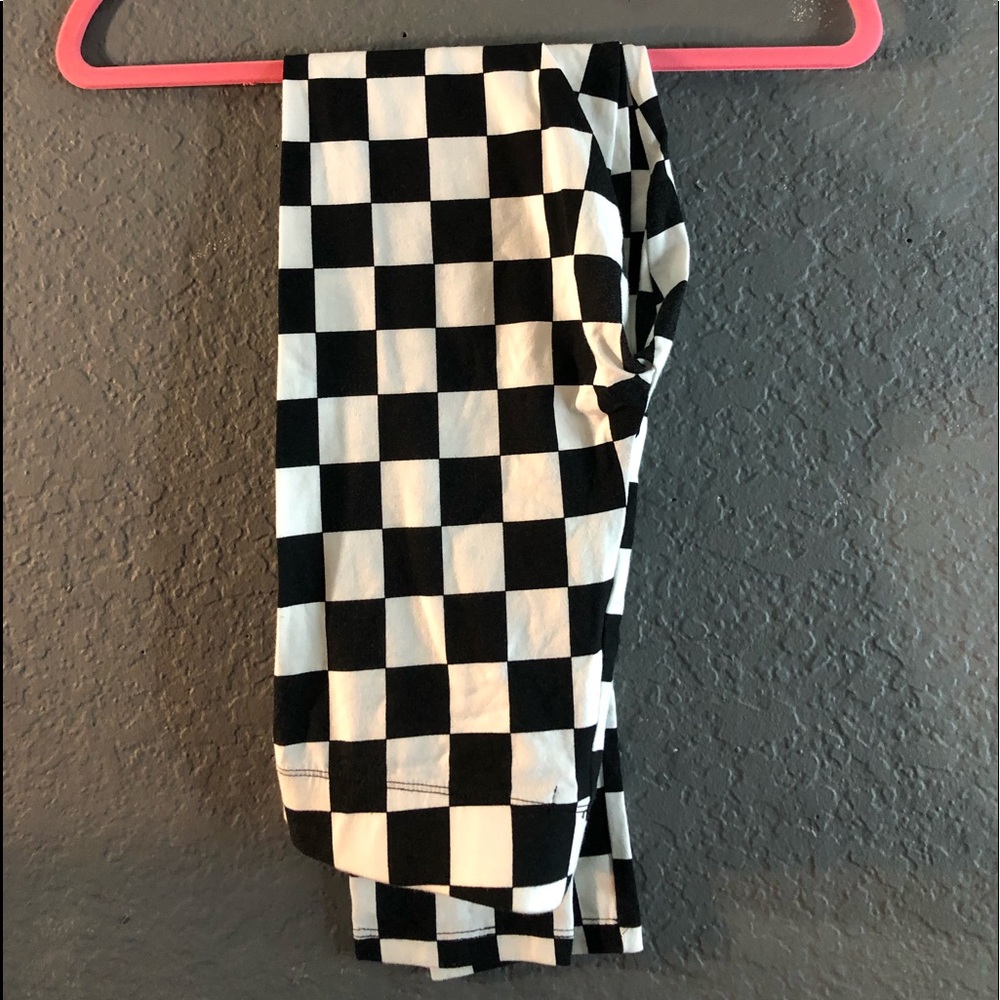 forever 21 checkered leggings